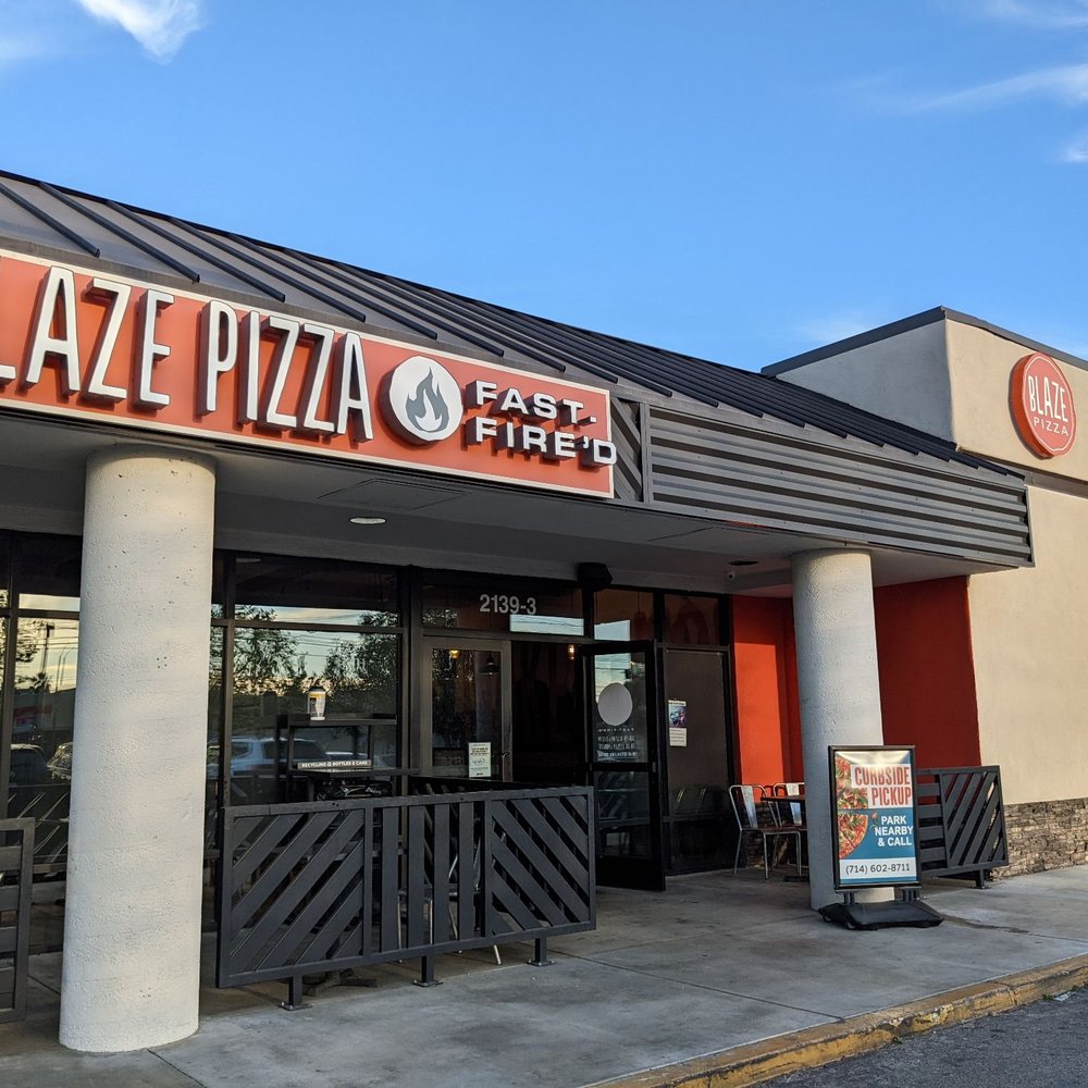 Blaze Pizza - the front of the restaurant - Salad Near Me - Orange, California