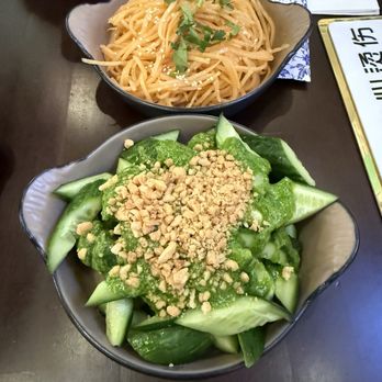 Ji Bei Chuan - C3. Shredded Potatoes Salad (P) C3. (P) and C2. Cucumber Salad (P) C2. (P)cucumber - Chinese Near Me - New York, New York Ji Bei Chuan - C3. Shredded Potatoes Salad (P) C3. (P) and C2. Cucumber Salad (P) C2. (P)cucumber - Chinese Near Me - New York, New York
