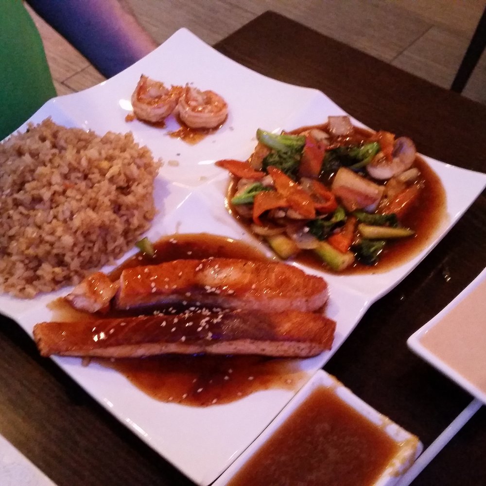 sake bomb - Salmon hibachi. Delicious! - Japanese Near Me - CICERO, New York sake bomb - Salmon hibachi. Delicious! - Japanese Near Me - CICERO, New York