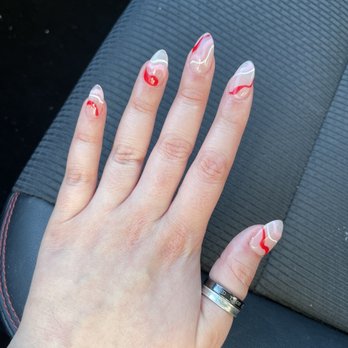 Ombre Nails - Full set with gel design - Nail Salons Near Me - Los Angeles, California