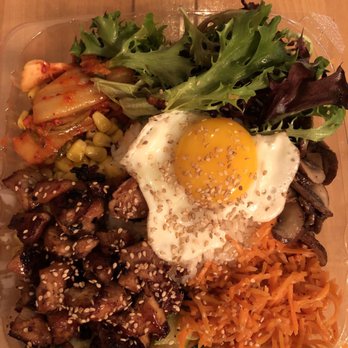Bop N Grill - Bibimbop with bbq chicken- $10.99 - Burgers Near Me - Chicago, Illinois Bop N Grill - Bibimbop with bbq chicken- $10.99 - Burgers Near Me - Chicago, Illinois
