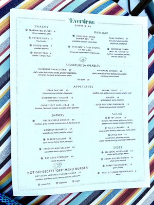 Menu photo 8 Everdene New York, NY