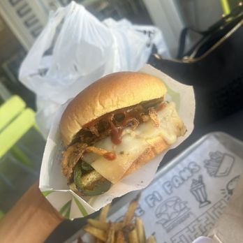 BurgerFi - SINGLE BBQ RODEO BURGER - American Near Me - Fort Lauderdale, Florida BurgerFi - SINGLE BBQ RODEO BURGER - American Near Me - Fort Lauderdale, Florida