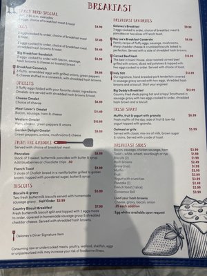 Menu photo 8 Delaney’s Diner Groveport, OH
