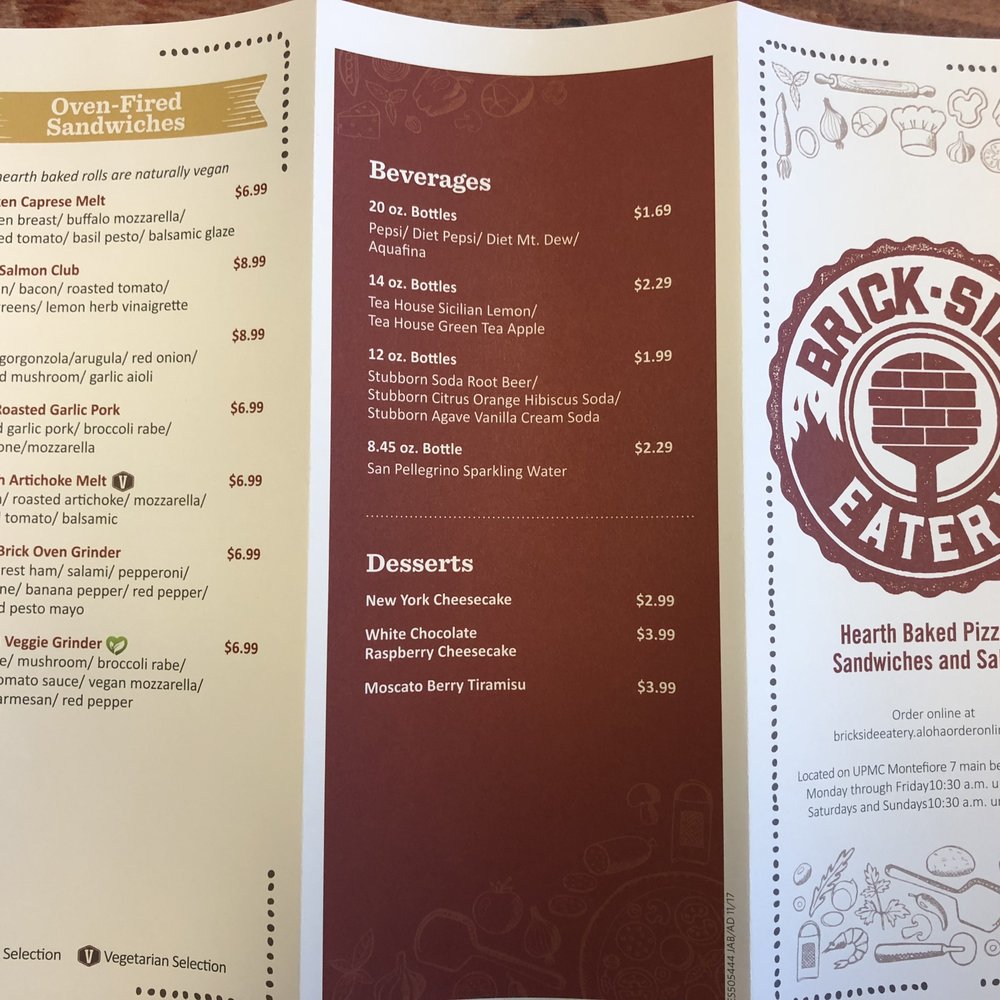 Brick-Side Eatery - menu and prices - Salad Near Me - Pittsburgh, Pennsylvania Brick-Side Eatery - menu and prices - Salad Near Me - Pittsburgh, Pennsylvania