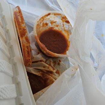 Maria's Mexican Restaurant - Enchilada sauce?? Didn't get that lid on....now bag is swimming and leaking in my car. - Mexican Near Me - San Pedro, California Maria's Mexican Restaurant - Enchilada sauce?? Didn't get that lid on....now bag is swimming and leaking in my car. - Mexican Near Me - San Pedro, California