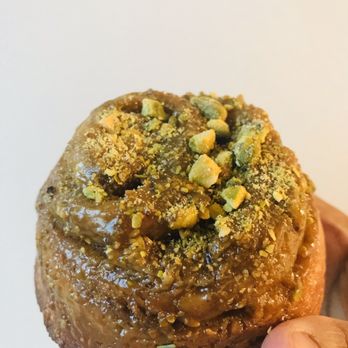 K'Far Cafe - Pistachio Sticky Bun - Cafes Near Me - Philadelphia, Pennsylvania
