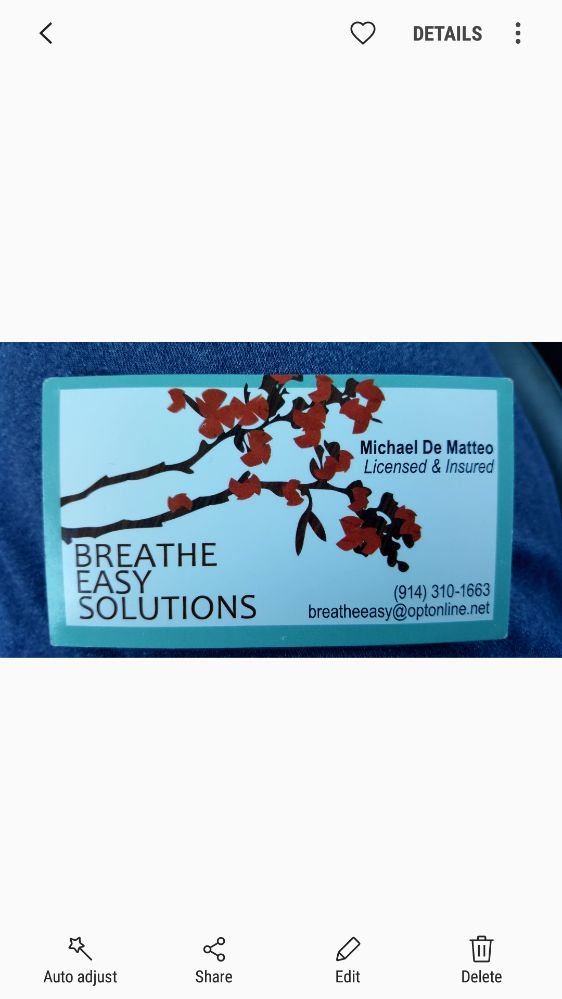 BREATHE EASY SOLUTIONS Updated July 2024 Yonkers, New York Damage