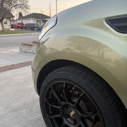 Wheel fitment is perfect! Wheel fitment is perfect!