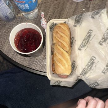Firehouse Subs - A red drink supposed to be cherry coke and roast beef and bread that should have a au jus dip, hence why it's called a "French dip" - Sandwiches Near Me - Sparks, Nevada Firehouse Subs - A red drink supposed to be cherry coke and roast beef and bread that should have a au jus dip, hence why it's called a "French dip" - Sandwiches Near Me - Sparks, Nevada