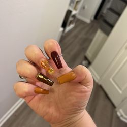 Stiletto Nails - Done by Ricky!
