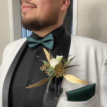 The Mossy Niche - Gold/Green Boutonniere - Florists Near Me - Monrovia, California The Mossy Niche - Gold/Green Boutonniere - Florists Near Me - Monrovia, California