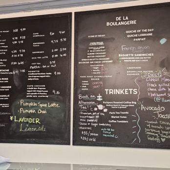 Cafe Genevieve - Menu  12.8.2024 - Macarons Near Me - Virginia Beach, Virginia
