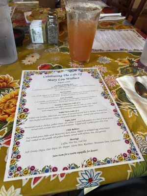 Menu photo 1 La Posta de Mesilla Mesilla, NM