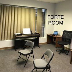 The Forte lesson room at The Music Connection, LLC in Sycamore.