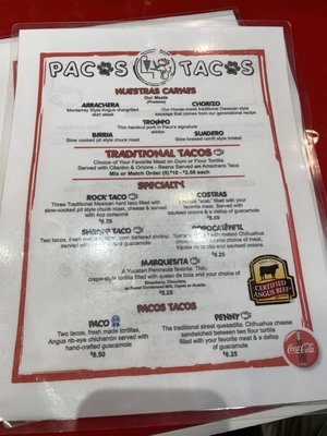 Menu photo 6 Pacos Tacos Harvey Harvey, LA Menu photo 6 Pacos Tacos Harvey Harvey, LA