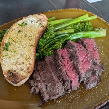 Urban Plates - Grass fed Steak with double Broccolini 5/5 - New American Near Me - Brea, California Urban Plates - Grass fed Steak with double Broccolini 5/5 - New American Near Me - Brea, California