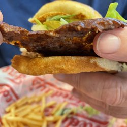 Freddy's Frozen Custard & Steakburgers - Supposed to be a hamburger!