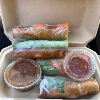 Phosho Dough - Fried Egg Rolls Wrapped in a Spring Roll ( Cha Gio Cuon) - Vietnamese Near Me - Oakland, California