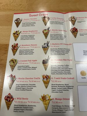 Menu photo 4 T-Swirl Crepe Great Neck, NY Menu photo 4 T-Swirl Crepe Great Neck, NY