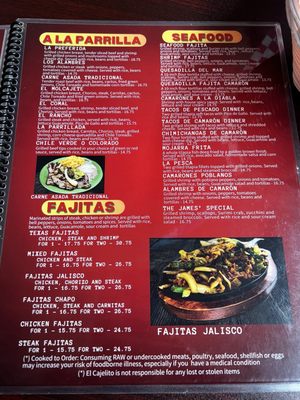 Menu photo 3 El Cajelito Cherokee, NC
