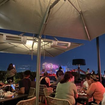 Rise Rooftop Lounge - view from table - Lounges Near Me - Anaheim, California Rise Rooftop Lounge - view from table - Lounges Near Me - Anaheim, California