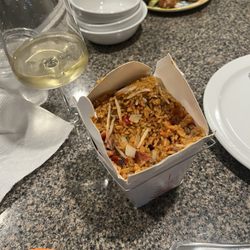 Great Wall Chinese Restaurant - So much pork in our pork fried rice. So good!
