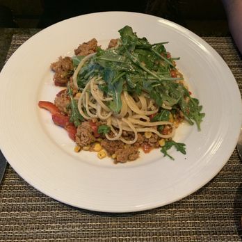 Andrei's Restaurant - Chicken Chorizo Linguini - New American Near Me - Irvine, California Andrei's Restaurant - Chicken Chorizo Linguini - New American Near Me - Irvine, California