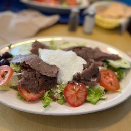 Gyros salad...Had it for lunch. Gyros salad...Had it for lunch.