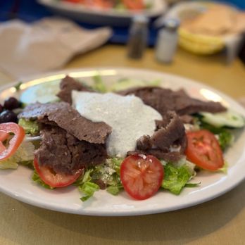 Zorba - Gyros salad...Had it for lunch. - Greek Near Me - Round Rock, Texas