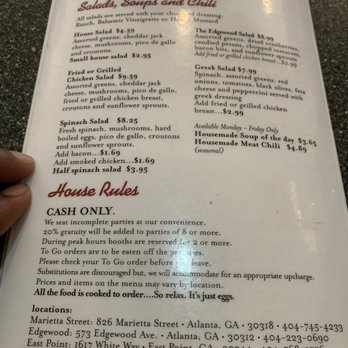 Thumbs Up Diner - Menu - Breakfast & Brunch Near Me - Atlanta, Georgia