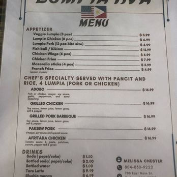 Lumpia RVA - Menu - Filipino Near Me - Richmond, Virginia Lumpia RVA - Menu - Filipino Near Me - Richmond, Virginia