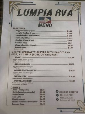 Menu photo 2 Lumpia RVA Richmond, VA Menu photo 2 Lumpia RVA Richmond, VA