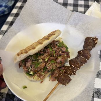 Chin up - Rougamo and Lamb Shashlik. - Chinese Near Me - Madison, Wisconsin Chin up - Rougamo and Lamb Shashlik. - Chinese Near Me - Madison, Wisconsin