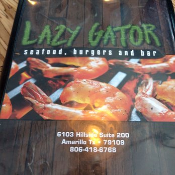 Lazy Gator - Menu - Seafood Near Me - Amarillo, Texas