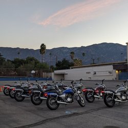 Academy of Motorcycle Operation - The stable of much loved and much used Kawasaki eliminators.