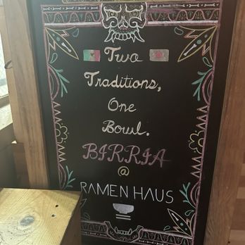 Ramen Haus - Special: Birria Ramen - Ramen Near Me - Ogden, Utah