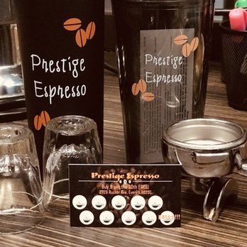 Prestige Espresso - a blender, a blender, and a cup of coffee - Coffee & Tea Near Me - Everett, Washington