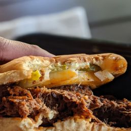 Chopped brisket sandwich Chopped brisket sandwich