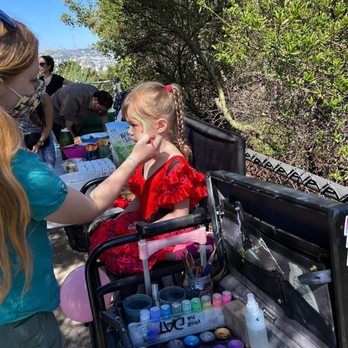 Happycake Face Painting - Facepaint setup. August 2022. - Face Painting Near Me - San Francisco, California Happycake Face Painting - Facepaint setup. August 2022. - Face Painting Near Me - San Francisco, California