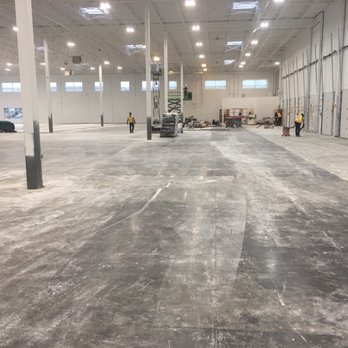 Anything Concrete - Warehouse floor before we make it look beautiful. This is what we start with . - Masonry/Concrete Near Me - Surrey, British Columbia