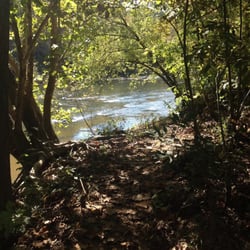 Rivanna Trail - View from the trail...nice bench nearby to sit and relax