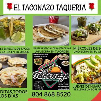El Taconazo - Authentic Mexican tacos al pastor, Azada. Gorditas stuffed with chicarron with nopales. Cactus - Food Trucks Near Me - Richmond, Virginia El Taconazo - Authentic Mexican tacos al pastor, Azada. Gorditas stuffed with chicarron with nopales. Cactus - Food Trucks Near Me - Richmond, Virginia