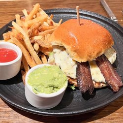 Black's Bar & Kitchen - Grilled Blackened Chicken Sandwich (with guacamole and bacon)
