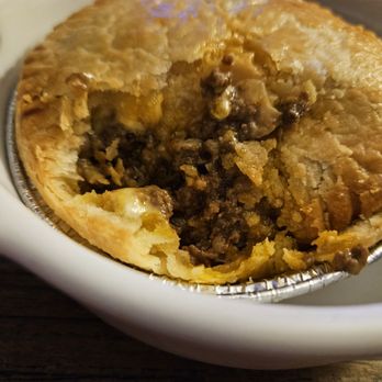 Gavs Good Grub - Inside beef and cheese pie - Food Stands Near Me - North Hollywood, California Gavs Good Grub - Inside beef and cheese pie - Food Stands Near Me - North Hollywood, California