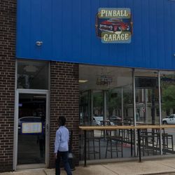 Pinball Garage - Side entrance