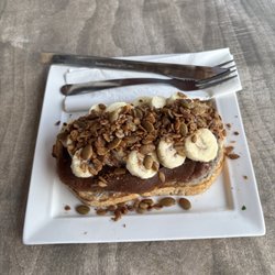 Almond butter Banana Breakfast Toast