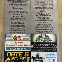 Charlie's Cafe - Menu page 4
