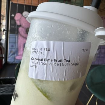 Tea Bar - Coconut Lime Fruit Tea - Bubble Tea Near Me - Las Vegas, Nevada