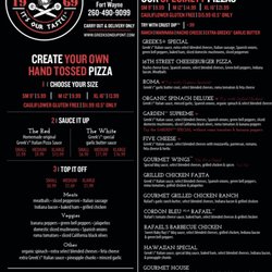 Greek's on Dupont - Menu